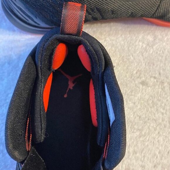 Nike Jordan Super Fly 5 Men Red Black Infrared Bred Shoes size 12 - Picture 6 of 12